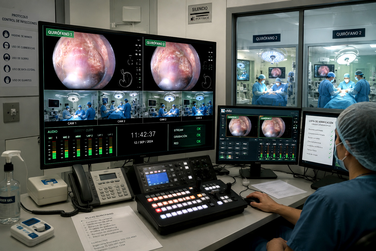 Streaming para evento médico